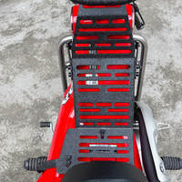 Untuk Honda Cub CT125 Model Curved Beam Center Rack Modifikasi Guard Bar Bumper Center Rack Carrier Luggage Box