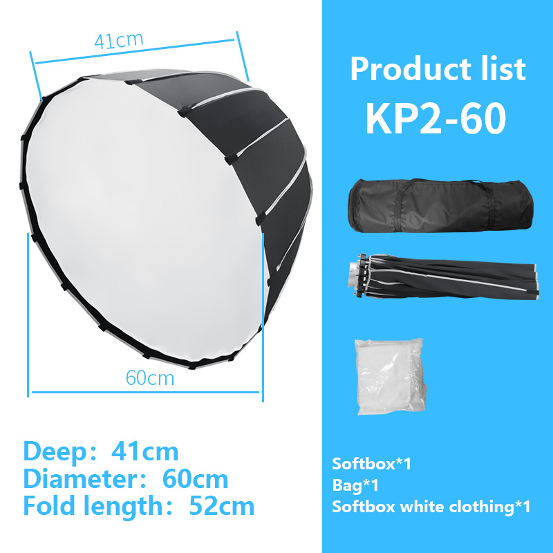 ボブ様 Triopo Kp2-60 23,6 polegadas/60cm Bowens Monte Hexadecagon Grande