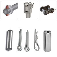 Goupille cylindrique à rouleaux en acier inoxydable résistant à la corrosion et à l'usure, conforme à la norme ASME B18.8.2