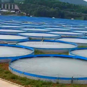 Réservoir d'eau cylindrique en PVC SDMARBORO avec générateur d'oxygène pour l'élevage de poissons à usage commercial, grande capacité 3m-30m - Product Image 1