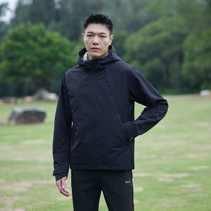 Customized logo Luminous three-proof <b>jacket</b> windproof and waterproof outdoor clothes for <b>men</b> and women with detachable <b>thin</b> - Product Image 2