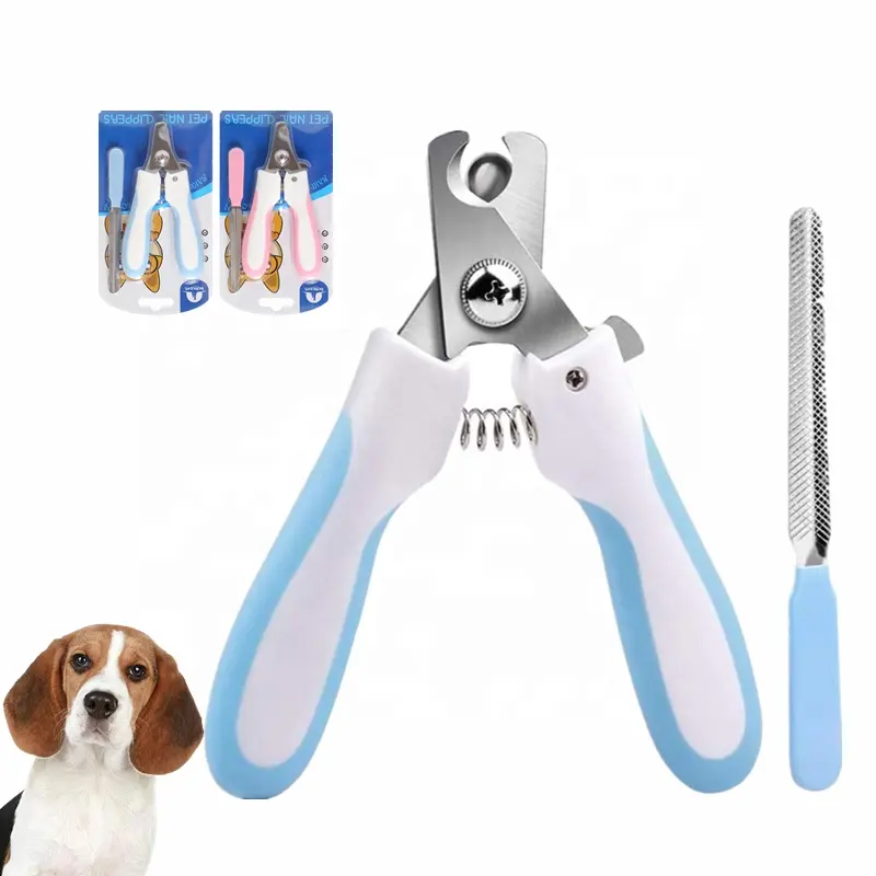 Lamb bán buôn thép không gỉ Pet Nail Trimmer Cutter với an toàn Guard Rabbit Tai xử lý Pet Nail