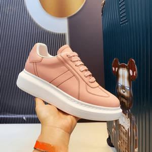 Alexander - Zapatos Deportivos Casuales para Mujer, con Parches de Cuero Vacuno Blanco, Modernos y a la Moda, con Suela Gruesa Mc para Mayor Altura - Product Image 4