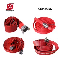 Vente directe d'usine, tuyau de type 3 de 65 mm avec raccords instantanés, 20 m, 30 m, tuyau recouvert de caoutchouc nitrile, haute résistance à l'abrasion