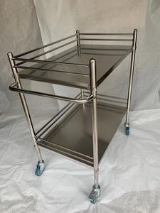 Factory Price Hospital Use Clinic Stainless Steel <strong>Dressing</strong> Cart <strong>Trolley</strong> Instrument Cart Mayo Instrument <strong>Trolley</strong> - Product Image 4