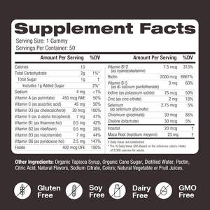 Fabricant d'usine Complément alimentaire multi-gommes pour hommes Énergie sportive Gommes vitaminiques Racine de maca Multivitamines pour hommes en gommes - Product Image 6