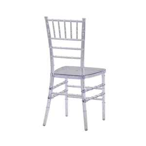 <span class=keywords><strong>Sillas</strong></span> Chiavari Apilables Transparentes de Plástico Acrílico al por Mayor para Bodas y Eventos - Product Image 3