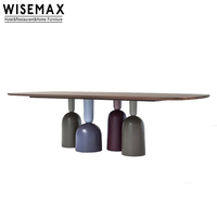 WISEMAX – meuble de maison en bois massif de style italien, table à manger rectangulaire, table de bureau moderne, offre spéciale