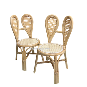 Silla Infantil de Ratán Natural Tejida a Mano para Fiestas de Cumpleaños, Asiento Ecológico para Niños - Product Image 1