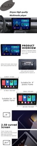 XinYoo Radio Android para coche con 9 ''Universal Two Din pantalla táctil USB Mirror Link reproductor MP5 para coche REPRODUCTOR DE Audio para coche - Product Image 2
