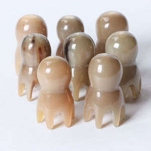 Venta al por mayor Premium Yak Cuerno Pulpo Peine Masaje facial Cuerno de buey Gua Sha Herramienta - Product Image 3