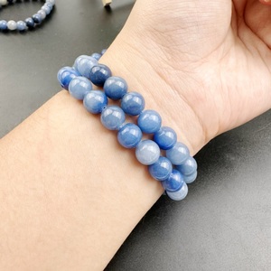 Pulsera de <span class=keywords><strong>Aventurina</strong></span> azul con cuentas elásticas de 8mm de piedra energética de poder curativo natural - Product Image 4