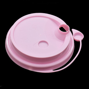 1000Pcs Để Đặt Hàng Màu Hồng 90Mm Tiêm Khuôn Bìa Dùng Một Lần Có Nắp Đậy Bong Bóng Nhựa Cup Có Nắp Đậy Leakproof Nhựa PP Chất Liệu Có Dây Cắm - Product Image 4