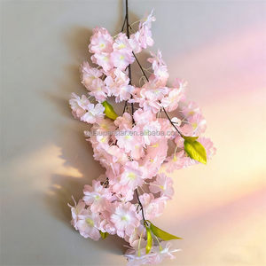 B-493 Vente en gros de centres de table de mariage, fleurs artificielles, <span class=keywords><strong>cerisier</strong></span> japonais en fleurs, fleurs artificielles multi-pétales, fleurs artificielles japonaises - Product Image 4