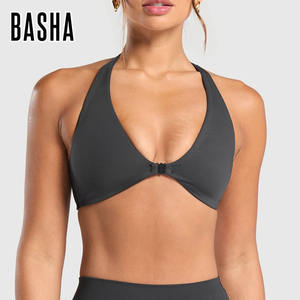 Soutien-gorge de sport BASHAsports pour femmes, col halterneck, dos élégant, avec coussinets de poitrine, hautement élastique, respirant, séchage rapide - Product Image 3