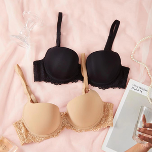 Thanh lịch sexy <span class=keywords><strong>bra</strong></span> <span class=keywords><strong>Push</strong></span>-<span class=keywords><strong>Up</strong></span> thoáng khí một mảnh hàng ngày Breathable ren thu thập đồ lót - Product Image 1