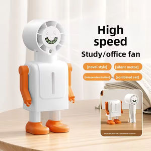 Nuevo Ventilador de Nebulización Robótico 2026, Adornos Decorativos, Gran Potencia de Viento, Funcionamiento Silencioso, Material ABS/PC, Batería de Larga Duración, Portátil - Product Image 2