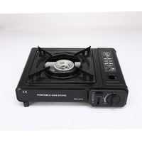 Réchaud à gaz portable en métal monobloc, 4 bouteilles de butane, camping en plein air, pêche, caravane, barbecue |   Allumage automatique de brûleur de qualité supérieure