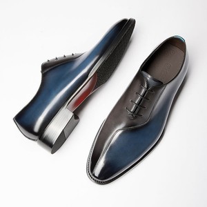 Zapatos de Vestir Hechos a Mano de Alta Calidad para Hombre, de Cuero Genuino, Impermeables, Antideslizantes, con Diseño de Puntos, Transpirables, para Bodas y Fiestas - Product Image 1