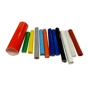 Electrical insulation Expandable Fiberglass Sleeving Coated With Silicone for motor