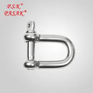 Rigging Drop Forged Galvanized carbon Steel G2130 Anchor Bow Shackle with Safety Bolt Pin