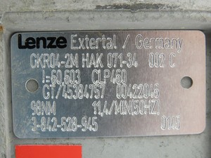 CKR042M <span class=keywords><strong>HAK</strong></span> 07134 3 842 528 945 Accionamiento de Transportador 230/460V Programación PLC Control Industrial Nuevo - Product Image 2