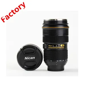 Ouoh caneca personalizada, novidade feito sob encomenda nican 24-70mm, caneca da lente da câmera