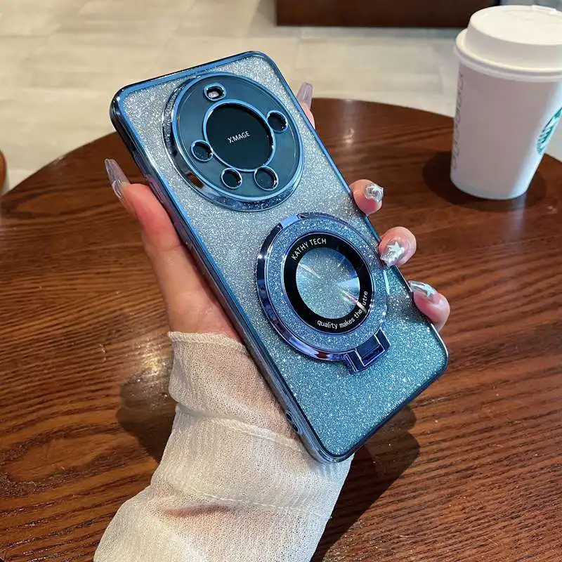 Tenedor azul del anillo