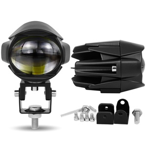 Phare LED externe pour moto 9-80V, faisceau haut/bas, 3 pouces, double couleur, antibrouillard - Product Image 1