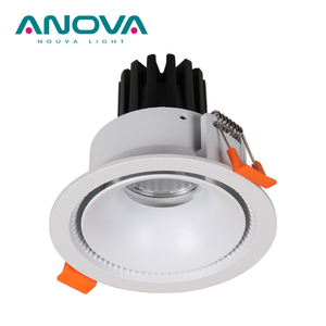 <strong>Round</strong> Spot <strong>Lights</strong> Frame Aluminum Alloy Recessed <strong>LED</strong> GU10 MR16 <strong>Replaceable</strong> Downlights Housing - Product Image 6