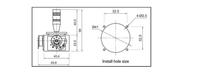 Potentiomètre de Joystick 2 axes JH-D202X-R2/R4 5K 10K moniteur 2D clavier boule Joyrode commutateur de contrôleur