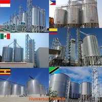 Silos in Acciaio per Stoccaggio di Grano, Mais e Cacao