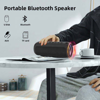 Haut-parleurs rechargeables USB RVB portables Mini haut-parleur Blue Tooth avec boîte de son étanche Super Bass pour une utilisation en extérieur