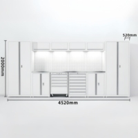 Armoire à outils professionnelle pour la réparation automobile, en kit, armoires de garage, chariots de rangement pour atelier