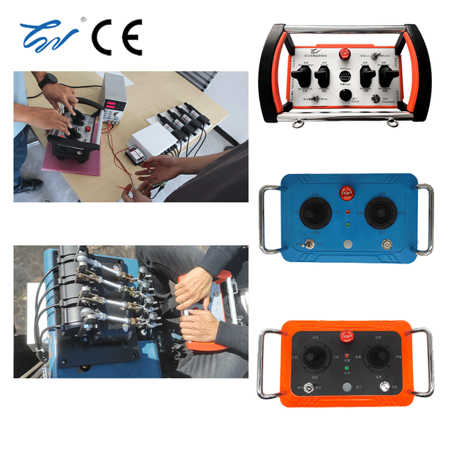 Long Distance Industrial Hydraulic Proportional Joystick Crane Wireless Remote Controller Funkfernsteuerung Kran
