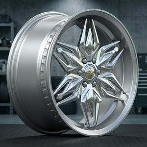 168 Ruedas Monobloque Personalizadas de 18 19 20 21 22 Pulgadas 5X108 5X112 5X120 6x114.3 con Borde Profundo, Plateadas y Forjadas para Audi BMW - Product Image 1