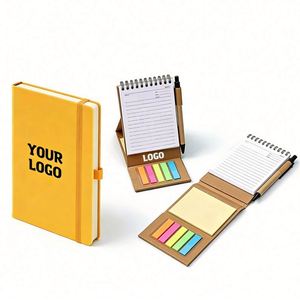 Customizable Logo Print Notebooks for Promotion Business Gift Pu Leather Hard Cover Note Books A6 School Notebook Wholesale - Product Image 1
