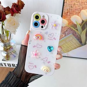 Shining Long Lanh Phim Hoạt Hình Trường Hợp Điện Thoại In Funda Cho Samsung Galaxy S25 Fe S25 Cạnh S25 Siêu S24 Ống Kính Bảo Vệ Bìa - Product Image 5