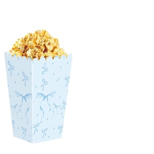 Popcorn Box Paper Rectangular Food Container Cartoon Style Decorative Storage Box for Snacks and Candy - Product Image 1