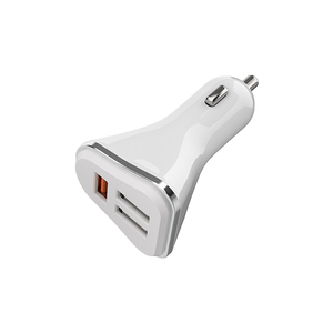 Cargador de coche <span class=keywords><strong>USB</strong></span> de 5V 3.1A para teléfono Adaptador <span class=keywords><strong>USB</strong></span> de 3 puertos Enchufe de encendedor de cigarrillos Cargador rápido Ventas al por mayor OEM ODM Fábrica - Product Image 2