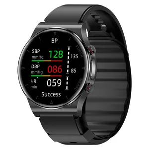 Nieuwe Ppg + Ecg Test Luchtpomp Bloeddruk Smart Watch Met Bluetooth Muziek Lichaamstemperatuur Hartslag Smartwatch Voor Gezondheid