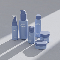 Ensembles d'emballages cosmétiques vides 10ml 15ml 20ml 30ml 50ml Pot de crème et vaporisateur à pompe Ensemble de soins de la peau Crème pour le visage Bouteille de lotion