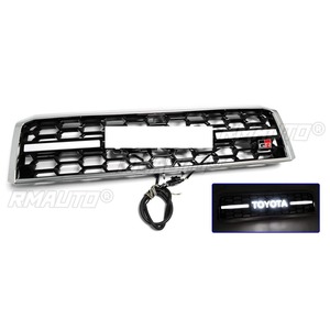 Bandes décoratives LED pour calandre de voiture, kit carrosserie de calandre de course, calandre avant pour Toyota Prado 2003-2009, pièce extérieure - Product Image 6