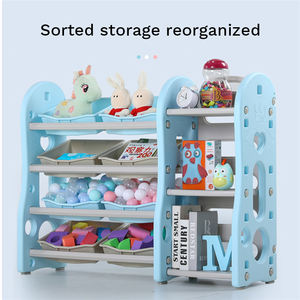 Armoire de rangement en plastique pour enfants, 10 pièces, haute qualité, rangement des couleurs de bébé, tiroir, étagère pour enfants - Product Image 4