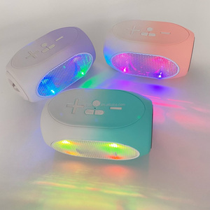 ลำโพงขนาดเล็กไฟ RGB แบบพกพาดีไซน์2025สำหรับเด็กผู้หญิง5W รองรับบัตร TF USB เล่นกลับสำหรับกีฬากลางแจ้ง - Product Image 3