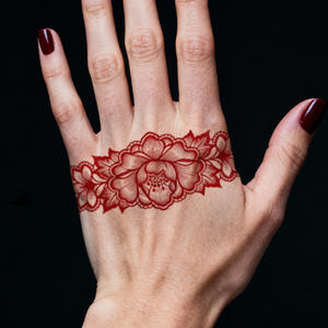 Tatouages temporaires au henné colorés, autocollants, motifs géométriques floraux, <span class=keywords><strong>tatouage</strong></span> imperméable adapté à la main, au poignet, au <span class=keywords><strong>bras</strong></span> - Product Image 3