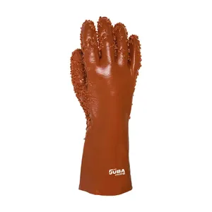 Guanto Juba 235CRBI 9 L in PVC Colore Bordeaux - Product Image 1