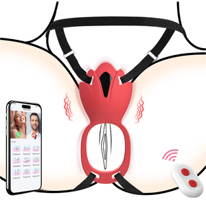 Yeni sıcak satış APP kontrol klitoris stimülatörü g Spot vibratör yetişkin oyuncak külot giyilebilir kelebek vibratör kadınlar için gül seks oyuncak - Product Image 1