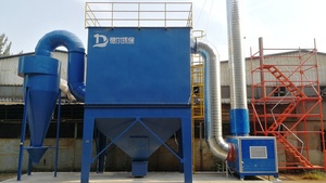 เครื่องดูดฝุ่นอุตสาหกรรม/เครื่องกรองฝุ่นเลื่อยยี่ห้อ New Qingdao DEER รุ่น 2500-30000 ลูกบาศก์เมตร/ชั่วโมง กำลังดูด 5-10 ไมครอน สำหรับฝุ่นผงคาร์บอน - Product Image 4