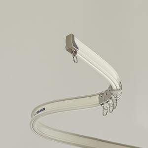 Rail de fenêtre en <span class=keywords><strong>baie</strong></span> Boningsi W41 en alliage <span class=keywords><strong>d</strong></span>'aluminium, anti-rouille, robuste, moderne, pliable à la main, en forme de U ou en L, pour balcon <span class=keywords><strong>long</strong></span> - Product Image 3